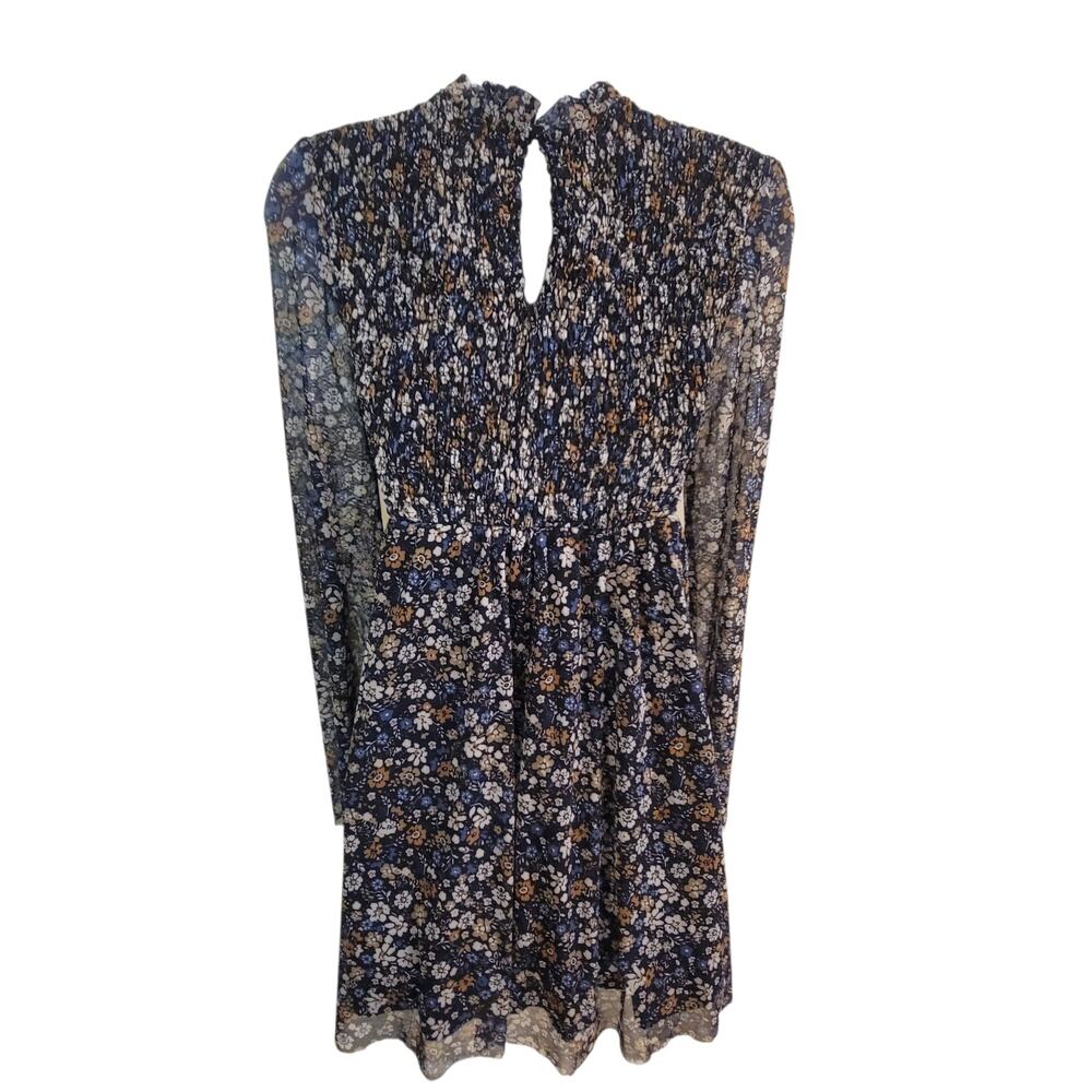 Altar'd State Floral Smocked Dress Small Boho Western Bell Sleeve Cottagecore - Picture 9 of 12